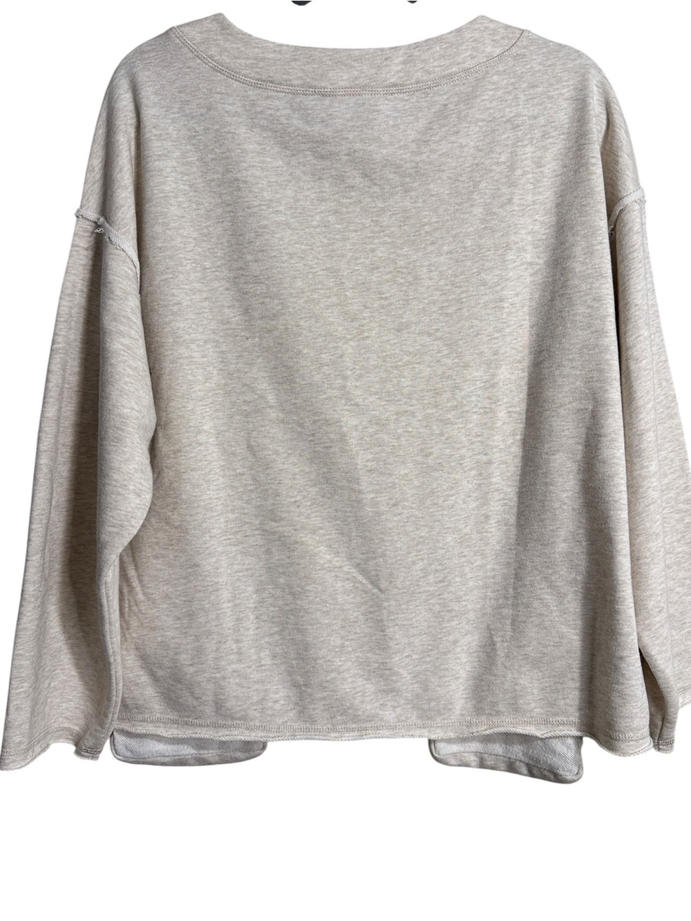 Liv by Habitat Clothes Light Cream Crewneck Pocket Sweater - Picture 5 of 5